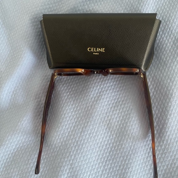 Celine Cat-Eye 50mm Tortoise Sunglasses - Picture 12 of 13